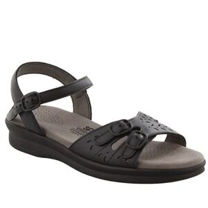 SAS Duo Sandals Slingback Tripad Comfort Black Leather Womens 8 N
